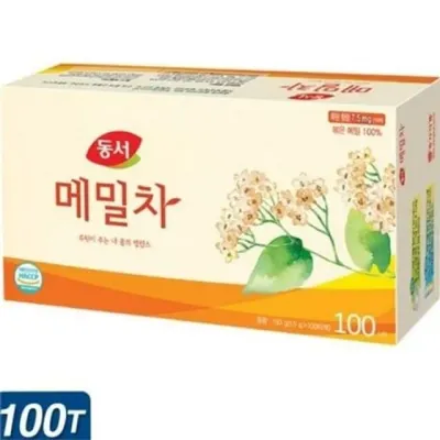 메밀 차 티백 볶은 메밀 차 100개입 대용량 온가족 구수한 건강 가정용