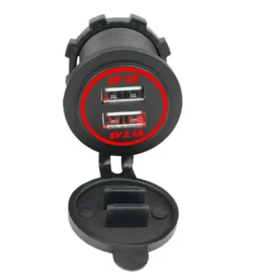 방우 3 1A USB 2포트 고속 충전 소켓 카라반 캠핑카