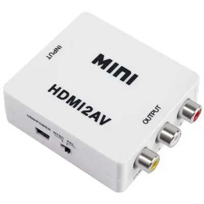 hdmi rca 변환기 영상 음성 컨버터 디지털 젠더 셋톱박스 아날로그 게임기 캠코더