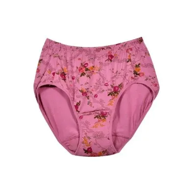 플라워 4중 패드 부인용 할머니 요실금팬티 보라