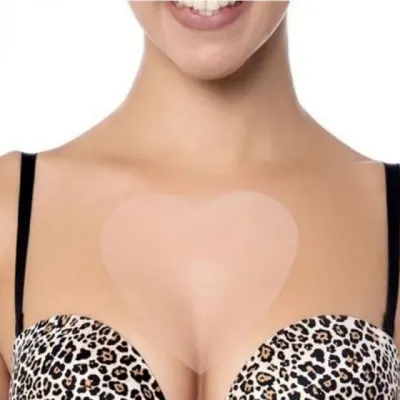 가슴패치 실리콘 하트 관리 리프팅 스킨케어 링클 케어