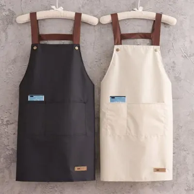 카페 바리스타 공방 방수 앞치마 바리스타 실 방수 앞치마 미용 카페 공방 주방