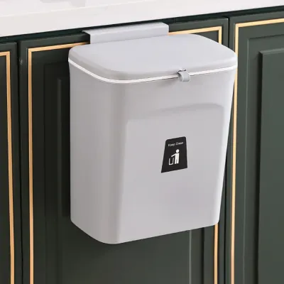 클린키친 싱크대 걸이 쓰레기통 음식물 휴지통 9L