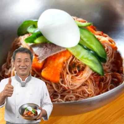 홍현 비빔냉면 이북식 함흥냉면 600g 2개 1.2kg 세트 비빔양념장 냉면 밀키트