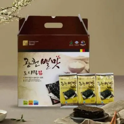 광천김 선물세트 재래김(도시락김32봉) 간편식 재래식탁김 명절 추석 김선물세트 선물용김 답례품