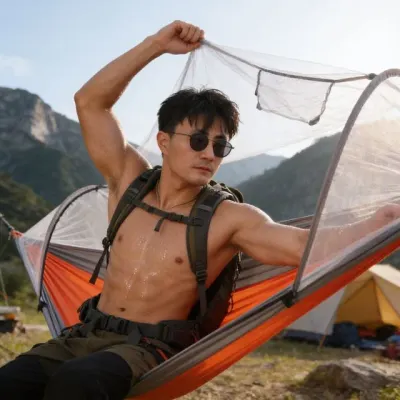 모기장 해먹 원터치 벌레차단 캠핑 그물망 침대 야외 여행 나들이 그늘막