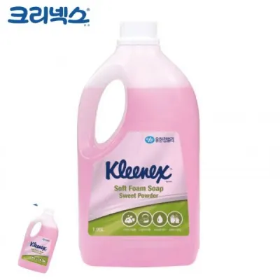 거품핸드워시 폼핸드워시리필 핸드워시대용량 핸드솝 손비누 핸드워시 폼 솝 스윗파우더향 1.95L x 1개