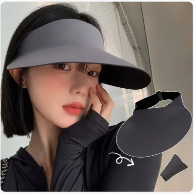 여성 와이드썬캡 접이식 여름 챙모자 야외활동 휴대용 3색