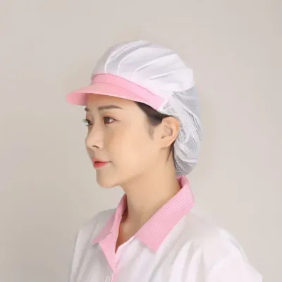 위생모자 망사 반망사 조리 주방 작업공장모 작업장 꽃분이네 공장용 주방조리사