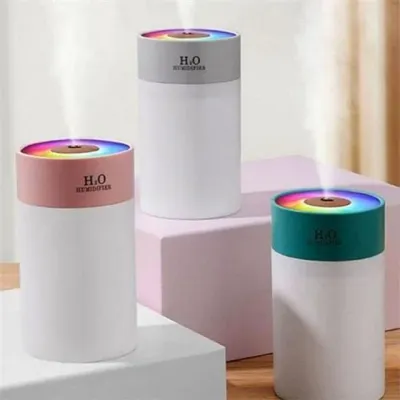 led 가습기 무드등 가습기 스탠드형 미스트 저소음 탁상용 환절기 건강 사무실 분사형 휴대용 충전식