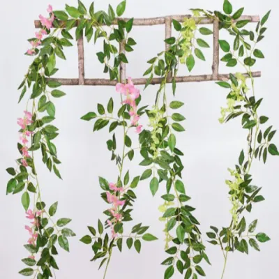 등나무 인조 넝쿨 조화꽃 생화같은조화 담쟁이 덩굴 인테리어조화 벽장식