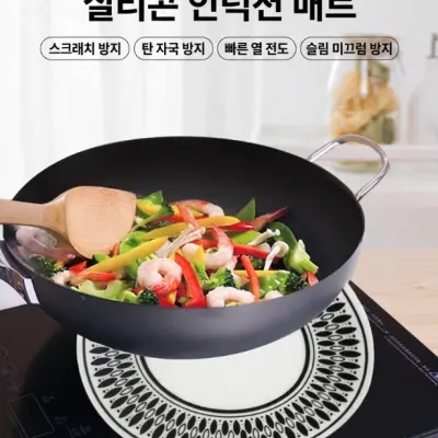 [cm00541] 인덕션 쿡탑 매트 인덕션 쿡탑 미끄럼 방지 매트 주방 고온 내열 단열 매트
