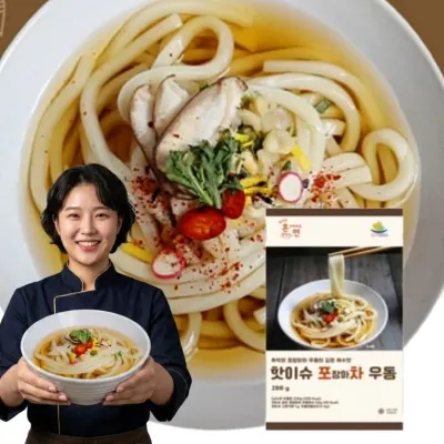 핫이슈 포차 우동 289g x 15개 (식물성 육수 사용)