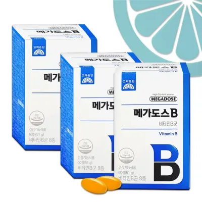 고려은단 메가도스B 60정 x 3개 (6개월분) 비타민B군