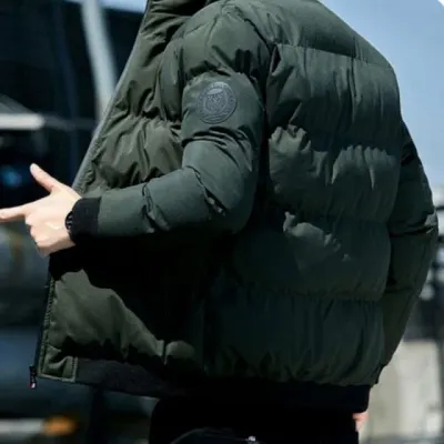 남자 오리털 경량 조끼 패딩 그레이 간절기 다운 홈웨어