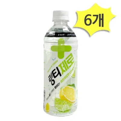 링티 제로 레몬500ml X 6개 레몬맛음료 제로슈가 사무실간식