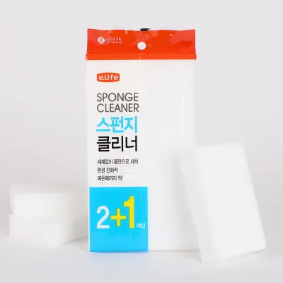 스펀지 클리너 3매입 청소용 매직블럭