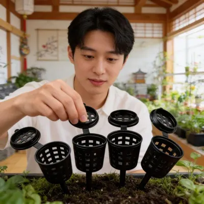 식물 영양 공급 비료 용기 보관함 원예 실내 가드닝 용품 관리 도구