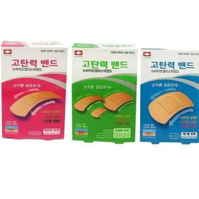 고탄력 밴드 16매 표준형 밴드 의료용 일회용 드레싱 방수 케어 엘라스틱 고정형 데일리 얇은