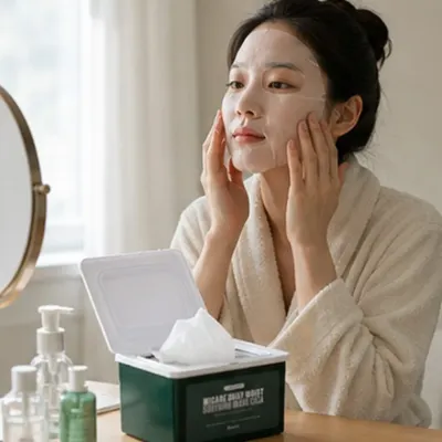 데일리 시카 마스크팩 수분진정 저자극 앰플제형 텐셀 병풀 티트리 알로에 30매입