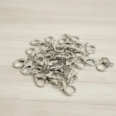 금속 랍스터고리 잠금장치 10mm 100개입 대용량 부자재 부품