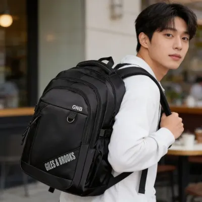 프린팅 백팩 남녀공용 학생가방 책가방 대학생 데일리 등교 중학생 태블릿 PC 15인치