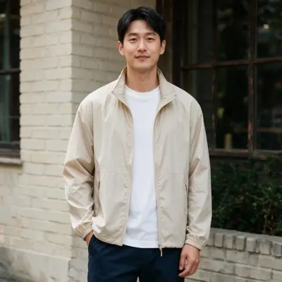 남자 바람막이 남녀공용 러닝자켓 경량 골프복 봄 가을 야외 운동복 3컬러