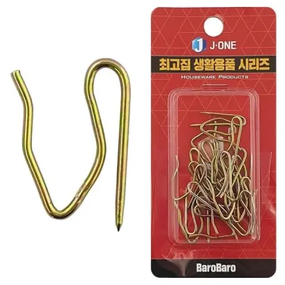 커텐부속 핀고리 커튼부자재 레일설치 중형 20P