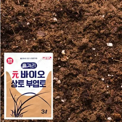 흙갈이 원 바이오 상토 부엽토 3L