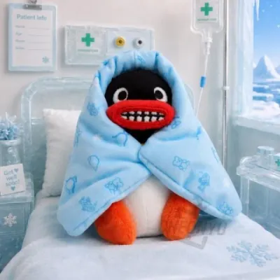 병원환자 인형 가방고리 10cm 캐릭터장식품