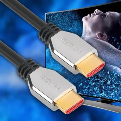 NETmate HDMI 2.1 Metallic 케이블 1m