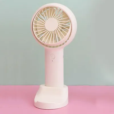 거치형 핸디 선풍기 소형 각도조절 아이스