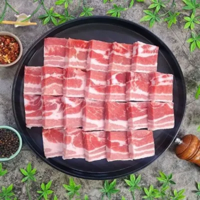 VGD 오스트리아 삼겹살 구이용 토막절단 1kg