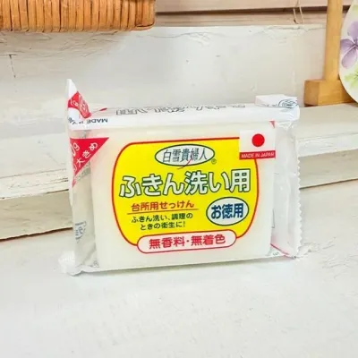 츠마베백설귀부인 행주 비누 150g 주방행주 전용세정