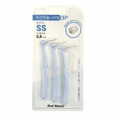 치간칫솔 L형 SS 3P 치간칫솔 치아관리 구강관리