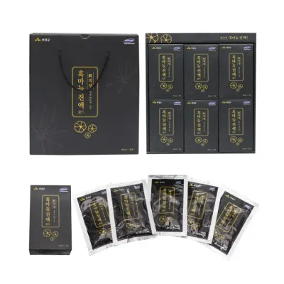 [당일발송] 의성 흑마늘 진액 골드 액기스 음료수 60ml x 30포