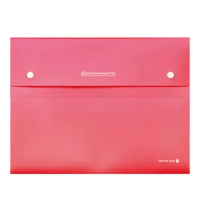 모닝글로리 화일 8분류 도큐멘트화일 (핑크) 파일 분류화일 도큐멘트파일