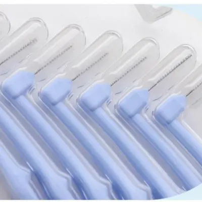 0.4mm 덴탈 L형 위생 치간치솔 7p세트 치간칫솔 구강