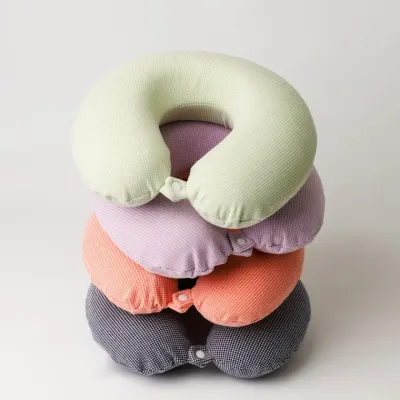 비행기 기내 휴대용 목베개 도넛 쿠션 4color