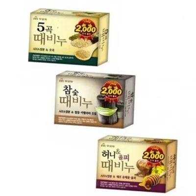 꿀 율피 때비누 참숯 때비누 부드러운 곡물 오곡 목욕 비누 데일리 촉촉한 세안용 클렌징 노폐물 매끈한