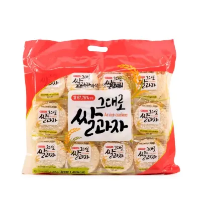 킴스팜팜 고소하고 바삭한 그대로 쌀과자 265g