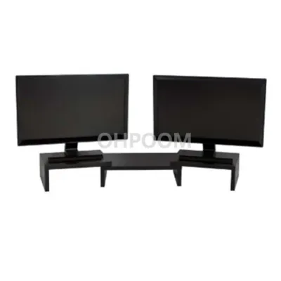 듀얼모니터받침대 930 x 235 x 120mm 컴퓨터모니터받침대 컴퓨터모니터받침 깔끔한모니터받침대