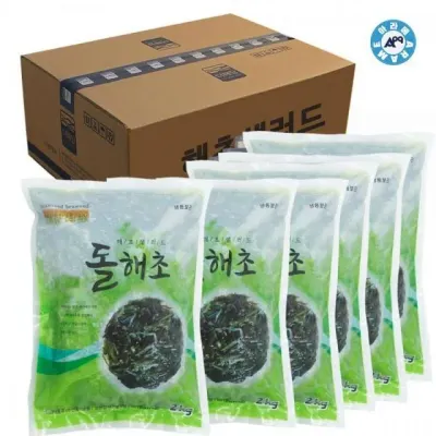 돌해초샐러드 2kgx6봉 냉동 완도산 해초샐러드 반찬 모즈쿠 파래