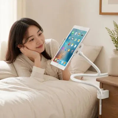 스마트폰 거치대 120cm 침대용 롱 플렉시블 스탠드 거치기