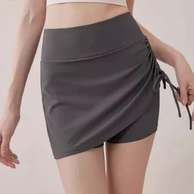 하이웨스트 셔링 치마바지 스커트팬츠 운동 레깅스 운동스커트 셔링치마