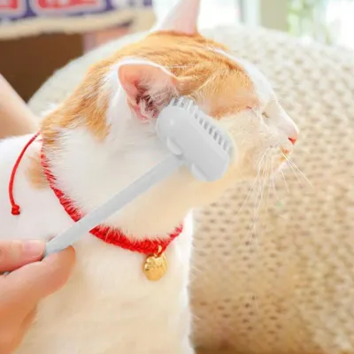 PET 고양이 브러쉬 미니 부분 빗 슬리커 그루밍