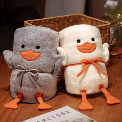 담요 담요 이불 귀여운 사무실용 휴대용 무릎 대형