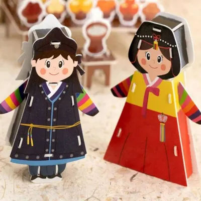 명절 차례상 미니어처 키트 미술수업용품 어린이집미술교구 만들기수업 유치원만들기재료 제사키트만들기