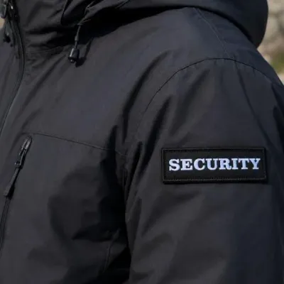 시큐리티 SECURITY 자수 와펜 패치 요원 와팬 가방 보안 단체복 택티컬 스태프 유니폼 스탭 경비