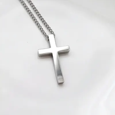 십자가 목걸이 남녀공용 우정 패션 써지컬 크로스목걸이